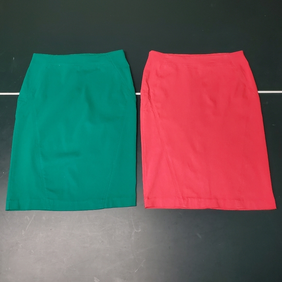 Ricki's Sze XS Skirts Green and Peach EUC - Picture 10 of 12